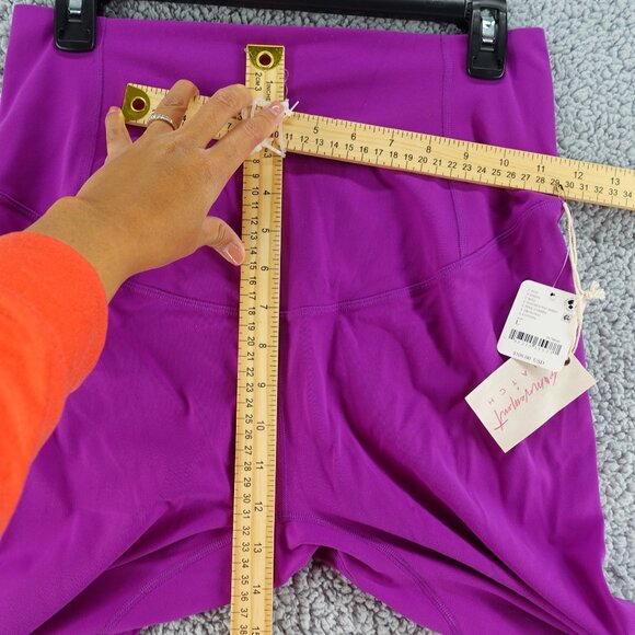 Free People Movement x Hatch Never Better Leggings Purple NWT Size Large $108 - Picture 8 of 12